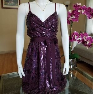 Express Sequin Mini Party Dress XS